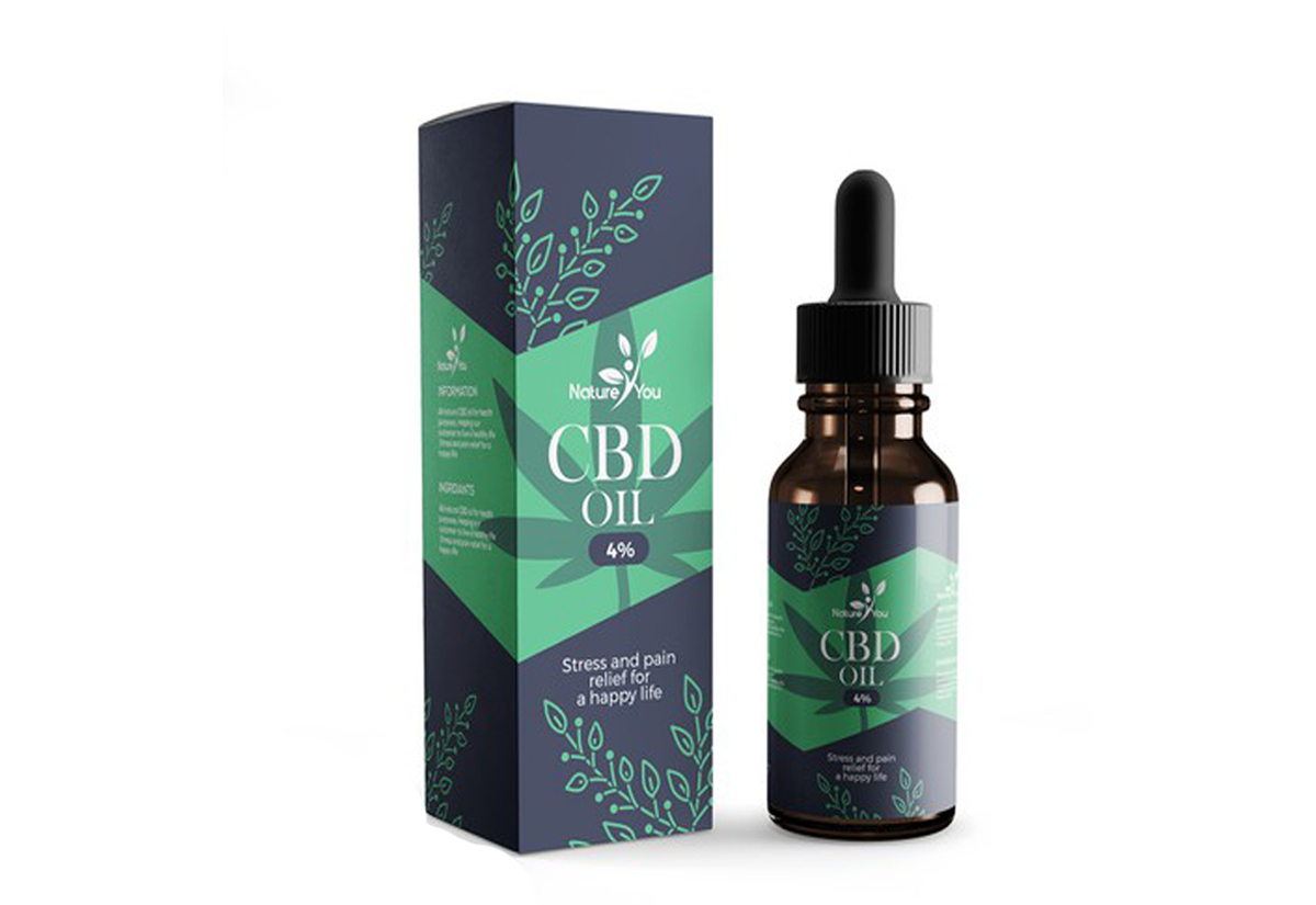 CBD oil packaging