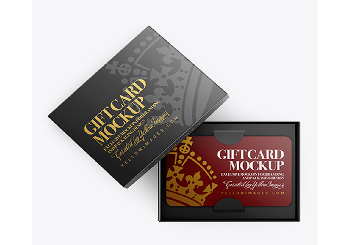 Download Buy Gift Card Boxes Customizable Made Gift Card Packaging Boxes Yellowimages Mockups