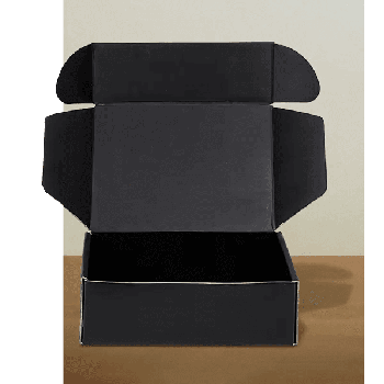 Black Cardboard Packaging Boxes