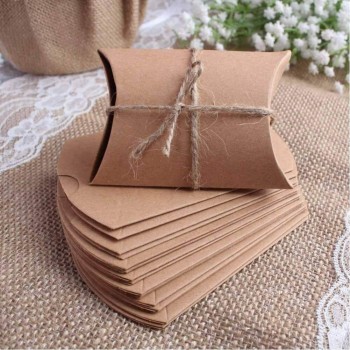 Kraft Pillow Packaging Boxes