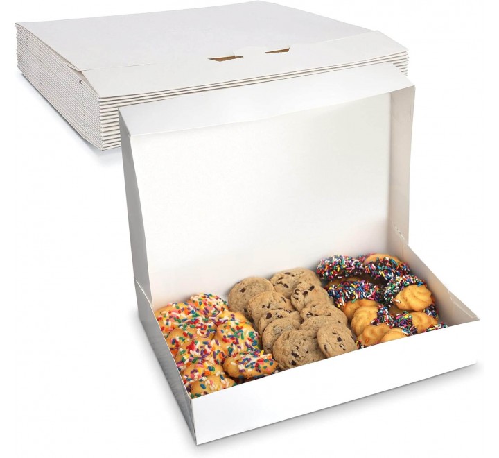 White Cookie Packaging Boxes Gallery Image