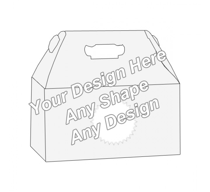 Die Cut - Window Gable boxes Die Cut - Window Gable boxes