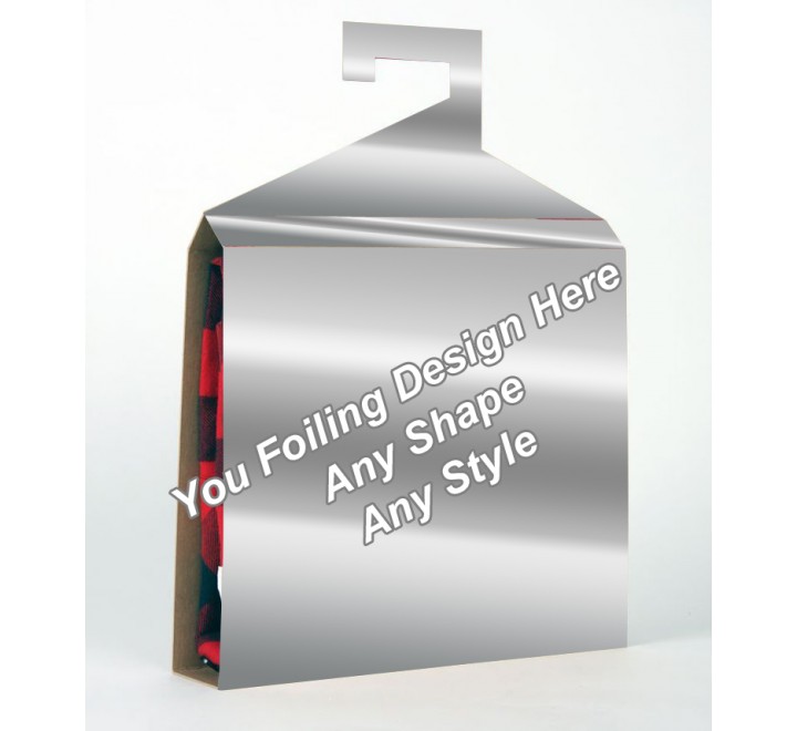 Silver Foiling - Shirt Packaging Box Silver Foiling - Shirt Packaging Box
