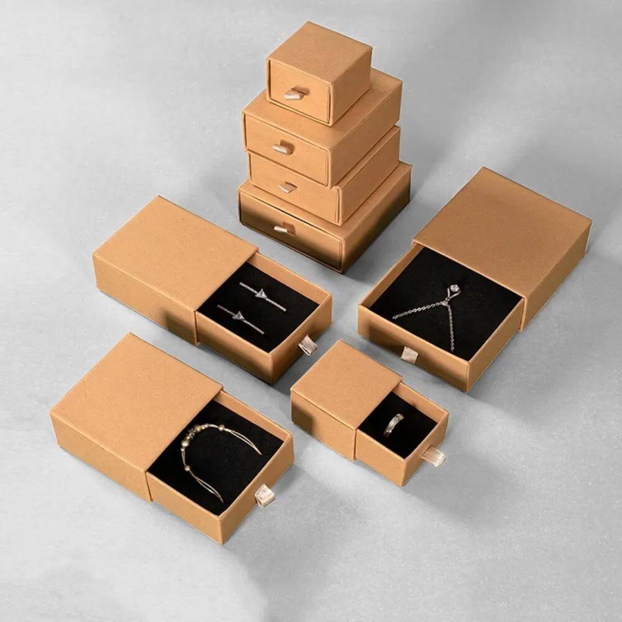 Kraft Jewelry Packaging Boxes