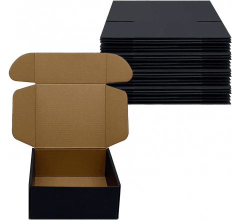 Black Cardboard Packaging Boxes
