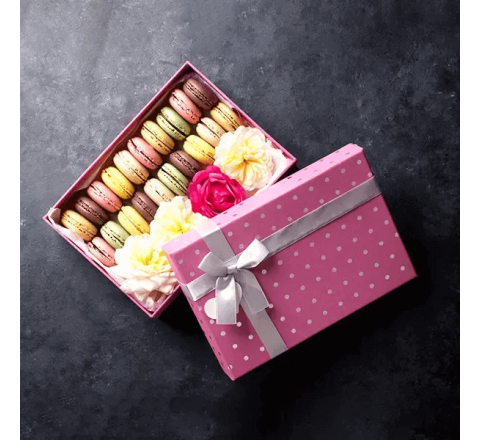Pink Donut Packaging Boxes